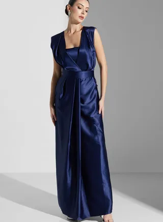 Tie Detail Tiered Dress