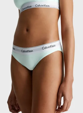 High Waist Logo Brief