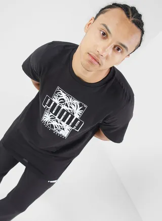 Essential Palm Resort Graphic T-Shirt