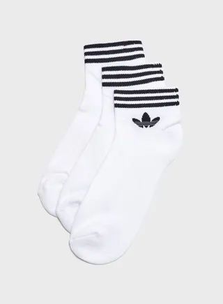 3 Pack Trefoil Ankle Socks