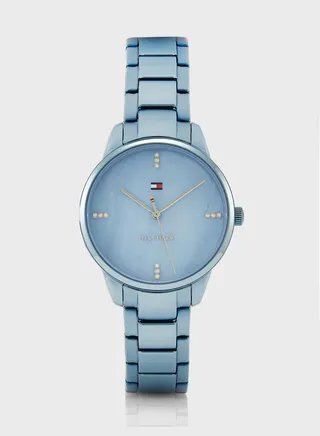 Paige Steel Strap Analog Watch