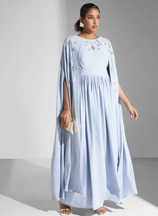 Embroidered Embellished Dress