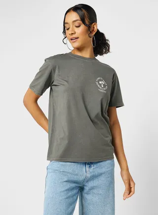 Crew Neck Logo T-Shirt