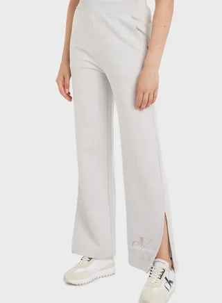 High Waist Logo Pants