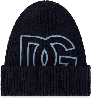 Embroidered-Logo Knit Beanie