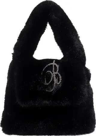 Faux fur handbag