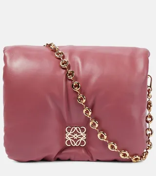 Goya Puffer Small leather shoulder bag