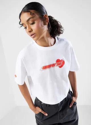 Bemy2K Cropped Oversized T-Shirt