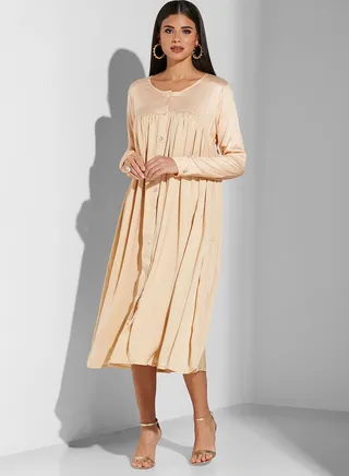 Manal Ajaj Front Buttoned Dress