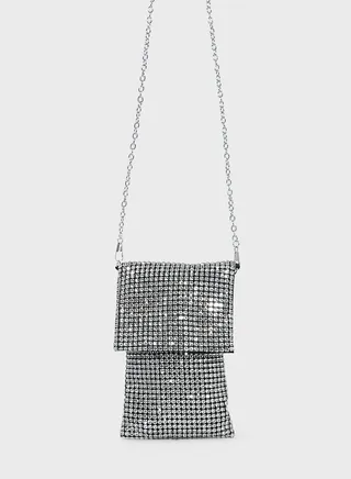 Lama Diamante Foldover Bag