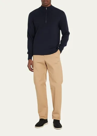 Men's Mezzocollo Half-Zip Sweater