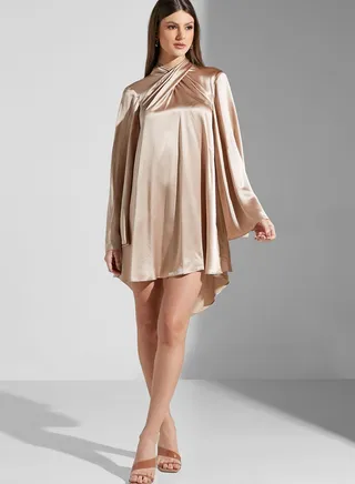 Cut-out Back Dress