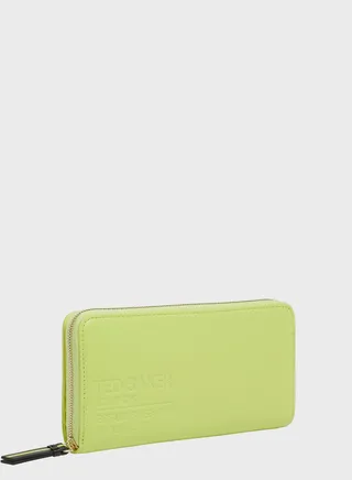 Darciea Branded Webbing Large Zip Around Purse