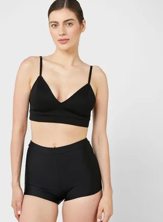 High Waisted Swim Shorts