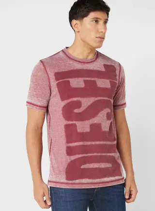 Printed Crew Neck T-Shirt
