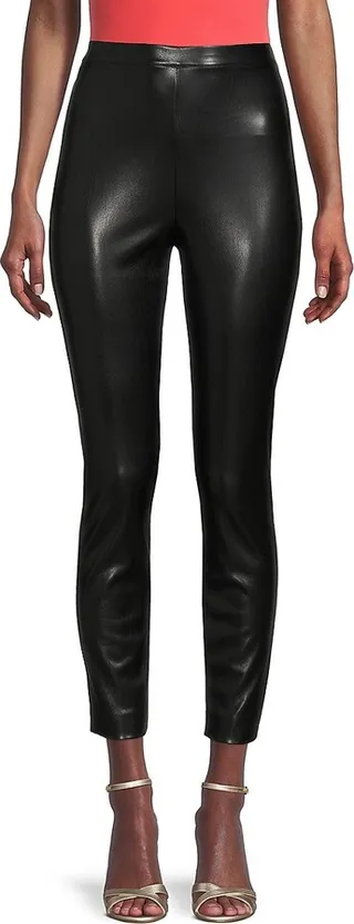 Faux Leather Ankle Leggings