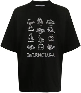 printed oversized T-shirt