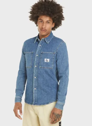 Essential Denim Slim Fit Shirt