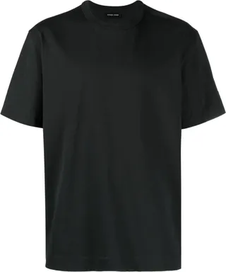 logo-patch cotton T-shirt