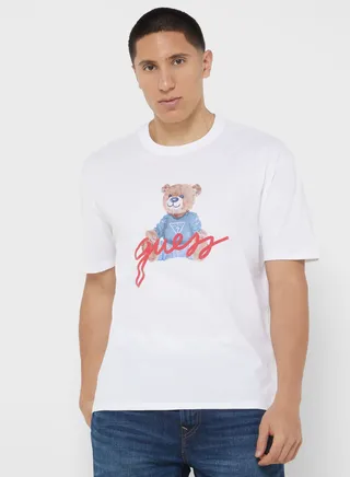 Logo Printed Crew Neck T-Shirt