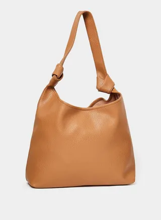 Knot Handle Shoulder Bag