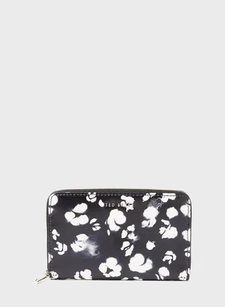 Nocturnal Zip Around Midi Clutch