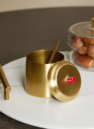 Brass Sugar Pot