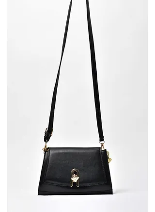 Solid Pattern Crossbody Bag