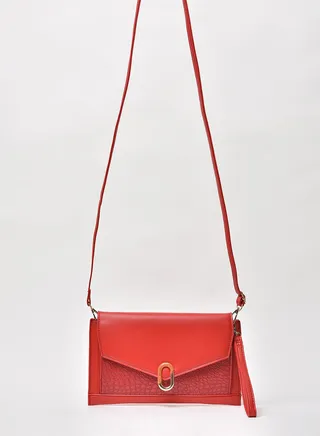 Flap Closure Shoulder Bag