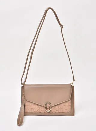 Flap Closure Shoulder Bag