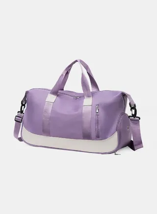 Zipper Pocket Gym Bag with Strap