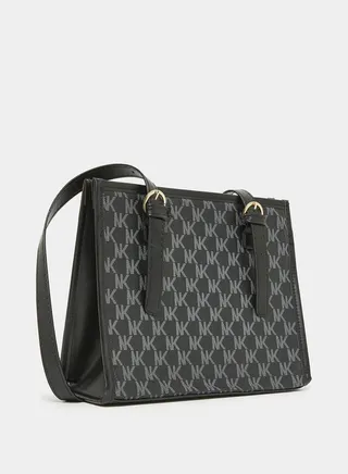 NK All Over Print Buckle Detail Tote Bag
