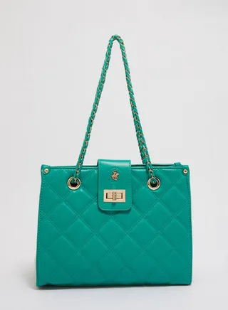 Quilted Narrow Strap Crossbody