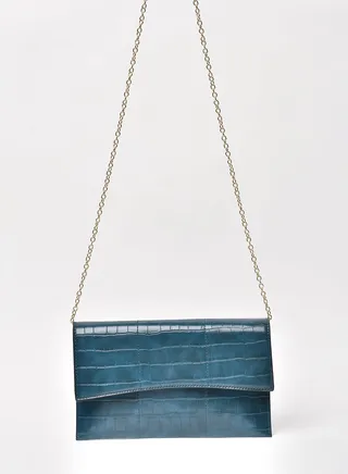 Animal Pattern Chain Strap Crossbody Bag