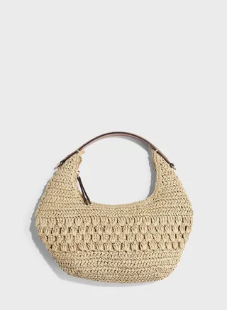 Crossbody Straw Bag