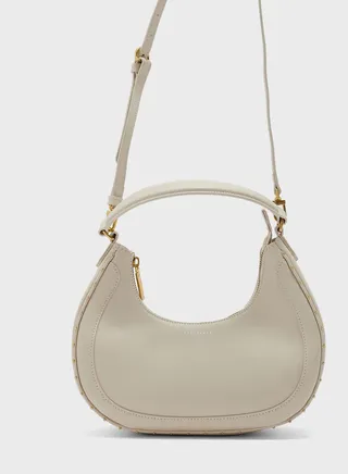 Kaelyin Mini Studded Baguette Bag