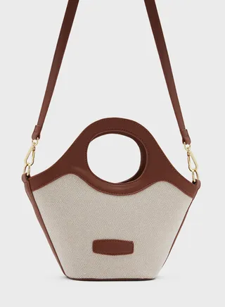 Canvas Bag With Crossbody Strap