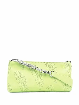 Holly perforated-logo shoulder bag