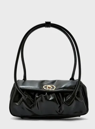 Loop Handles Baguette Handbag