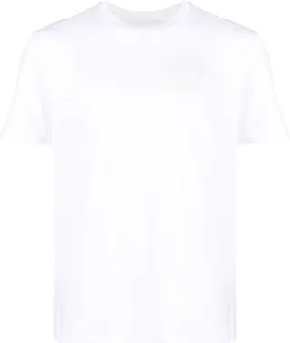 logo-print organic cotton T-shirt