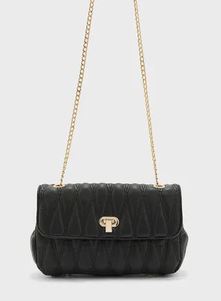 Flap Over Crossbody Bag