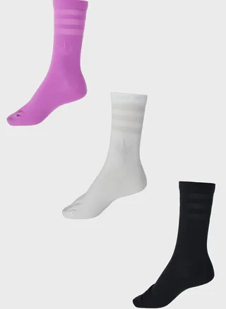 3 Pack Crew Socks