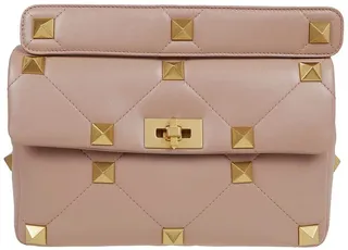 Valentino Garavani Roman Stud Quilted Crossbody Bag