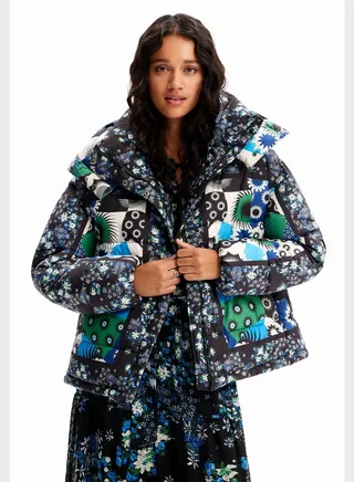 Printed Zip Detail Jacket