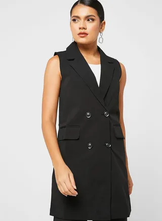 Longline Vest Style Blazer
