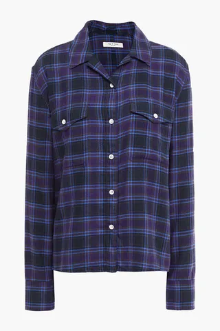 May checked flannel shirt