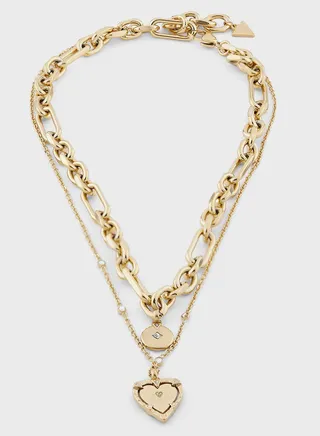 Round Harmony Double Layered Necklace