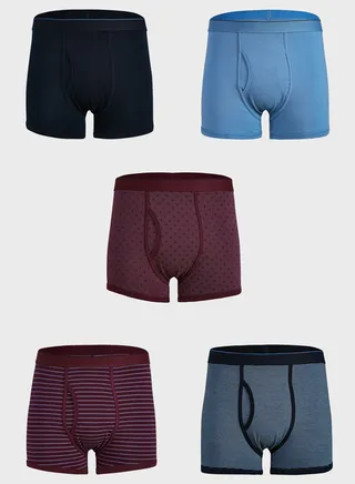 5 Pack Assorted Trunks