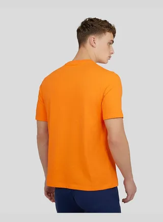 Men's Embroidered Logo T-shirt - Orange