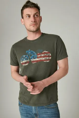 Flag Bike Tee